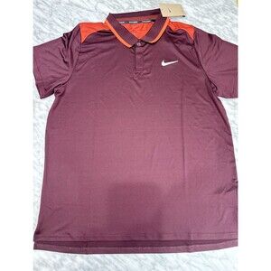 Nike Court Advantage Dri-FIT Tennis Polo top burgundy FD5317 652 Men's XL NEW